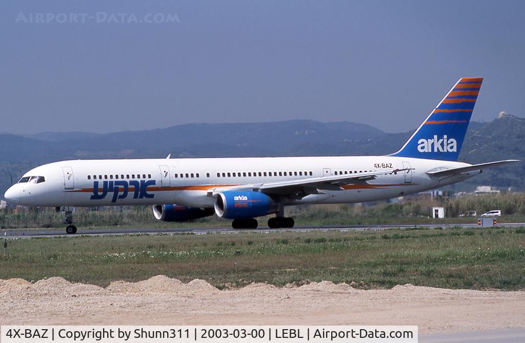 4X-BAZ, 1988 Boeing 757-236 C/N 24121, Ready for take off rwy 02