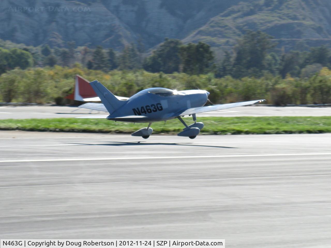 N463G, 2007 Questair Venture C/N 001, 2007 GRIFFIN SPECIAL Questair VENTURE SPIRIT, Continental IO-550-G 310 Hp, fixed-gear version, takeoff Rwy 22