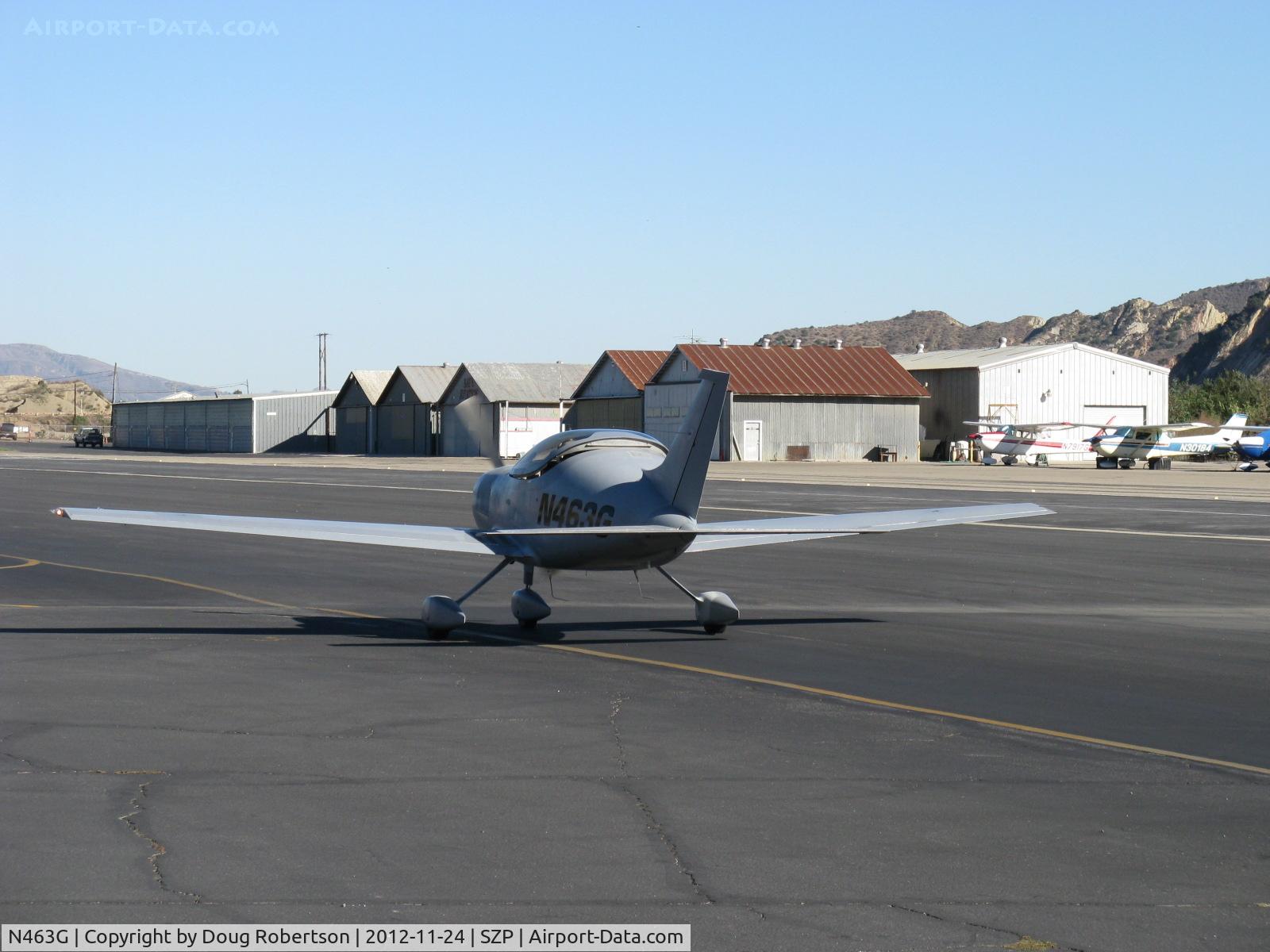 N463G, 2007 Questair Venture C/N 001, 2007 GRIFFIN SPECIAL Questair VENTURE SPIRIT, Continental IO-550-G 310 Hp, taxi to Rwy 22