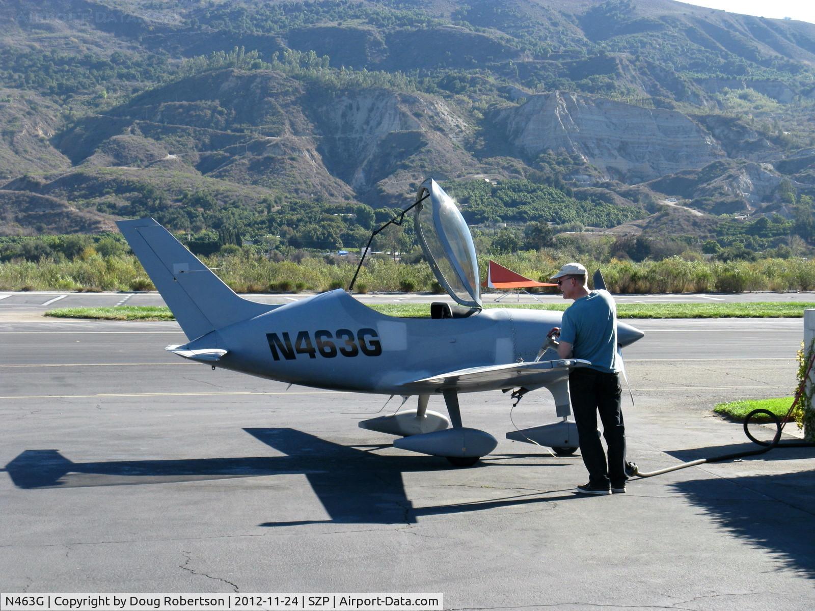 N463G, 2007 Questair Venture C/N 001, 2007 GRIFFIN SPECIAL Questair VENTURE SPIRIT, Continental IO-550-G 310 Hp, refueling