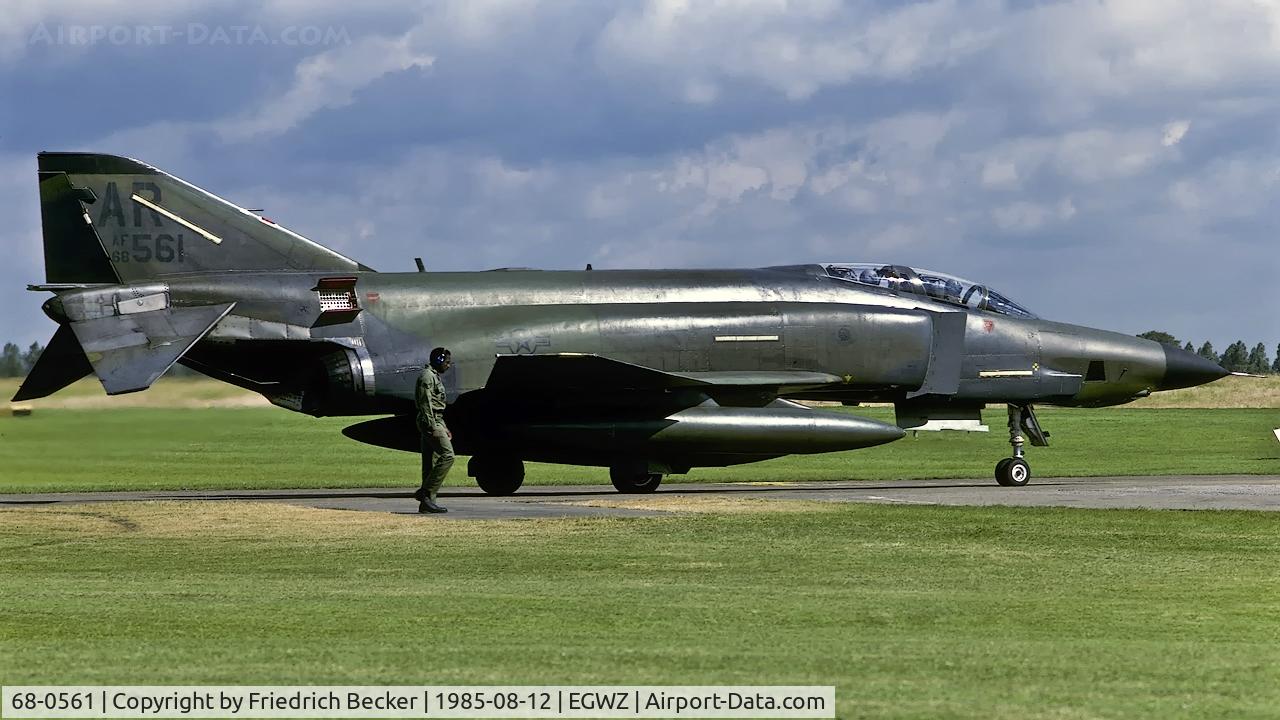 68-0561, 1968 McDonnell Douglas RF-4C Phantom II C/N 3432, taxying to the active