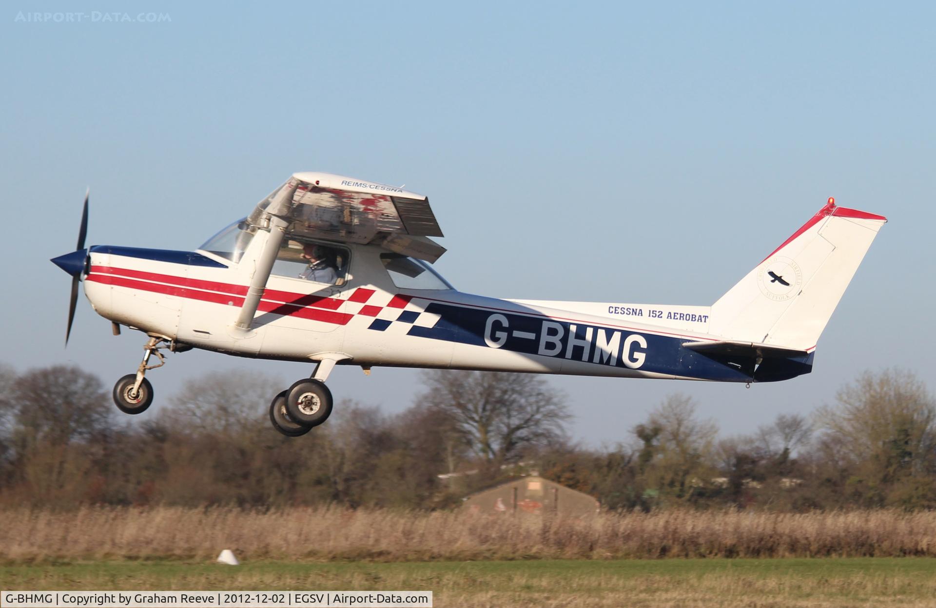 G-BHMG, 1980 Reims FA152 Aerobat C/N 0368, Just airbourne.
