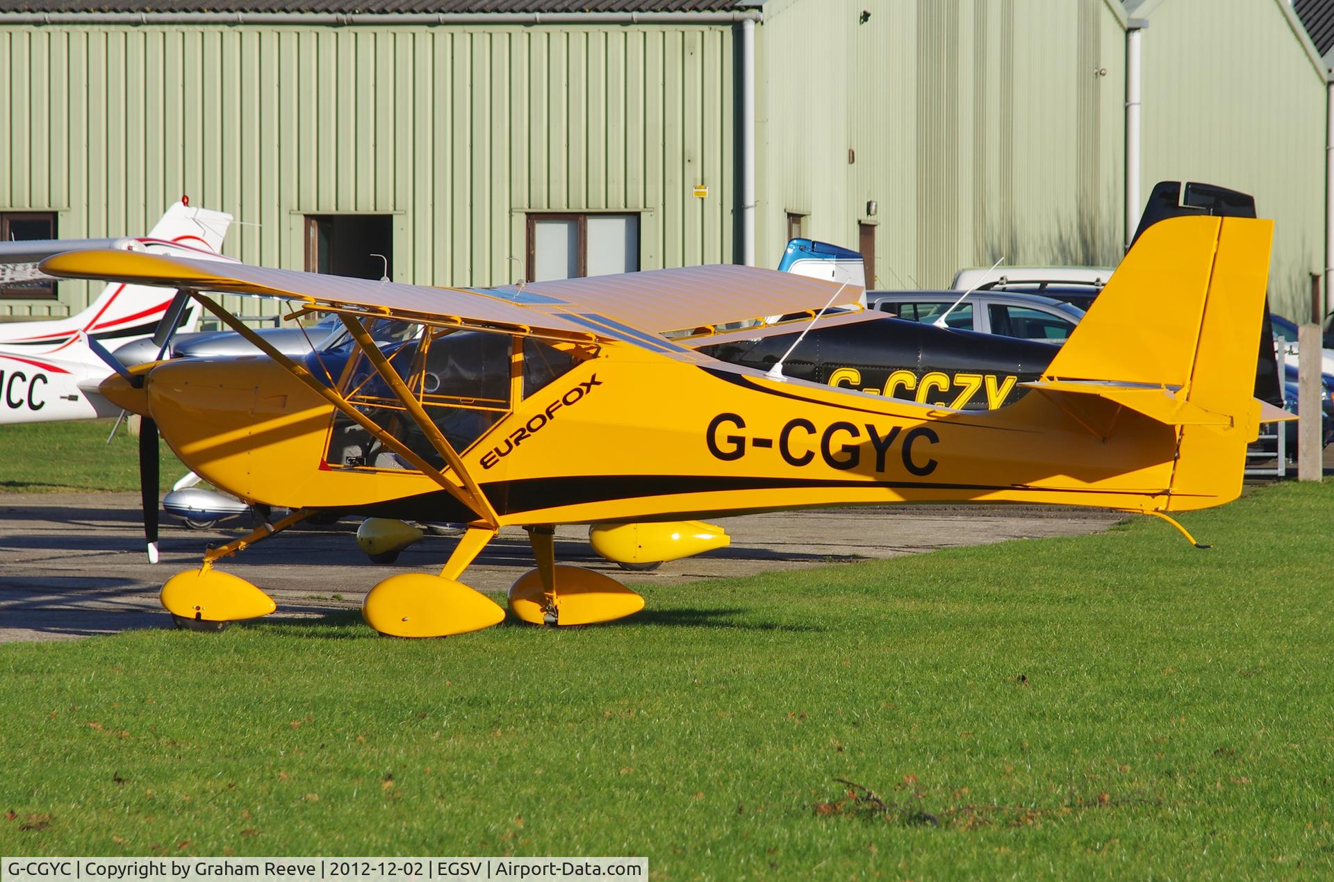 G-CGYC, 2012 Aeropro Eurofox 912(S) C/N LAA 376-15100, Parked in the sun.