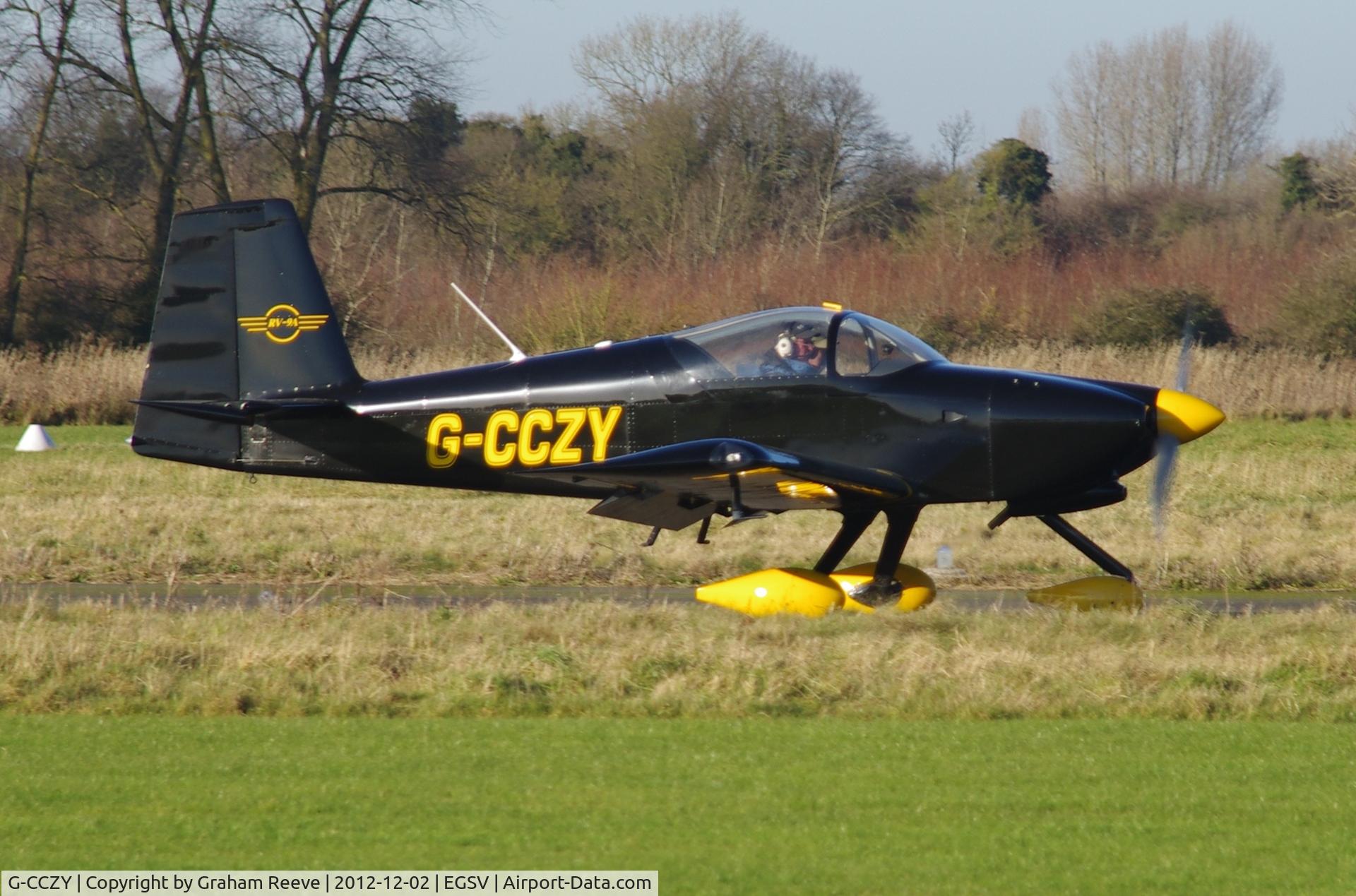 G-CCZY, 2006 Vans RV-9A C/N PFA 320-14154, Just landed.