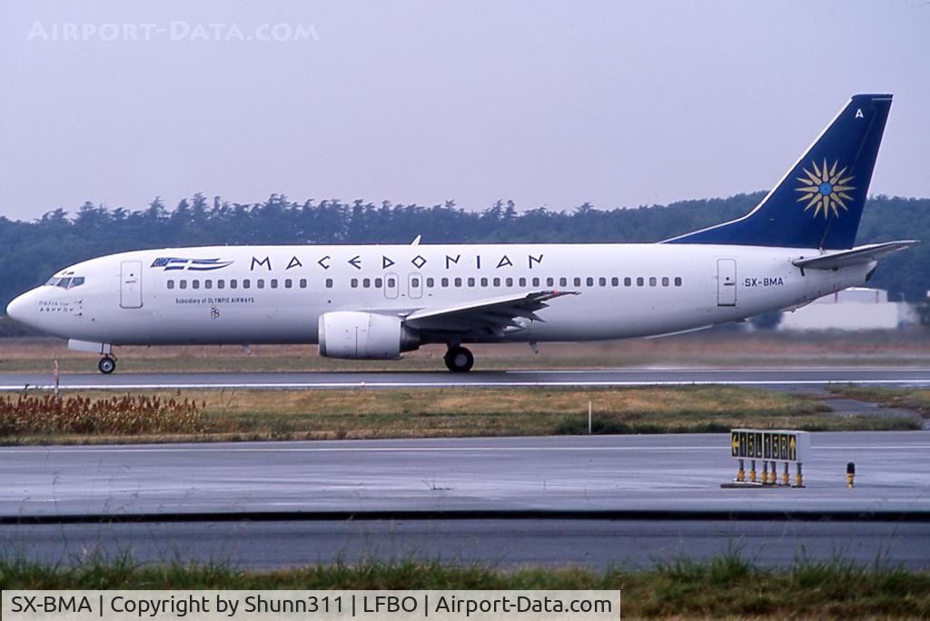 SX-BMA, 1993 Boeing 737-46J C/N 27171, Ready for take off rwy 14L