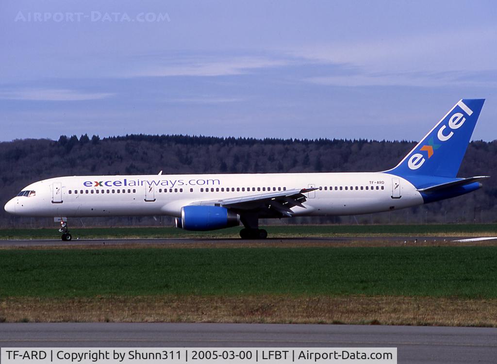 TF-ARD, 1985 Boeing 757-225 C/N 22211, Taxiing to the Terminal...