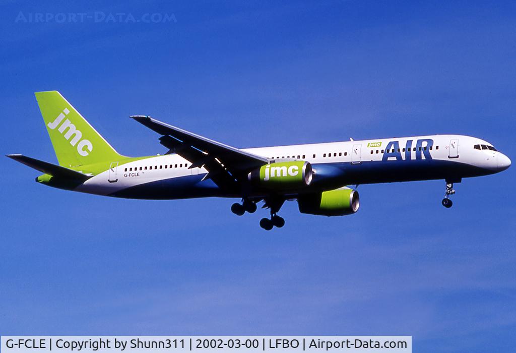G-FCLE, 1998 Boeing 757-28A C/N 28171, Landing rwy 14R