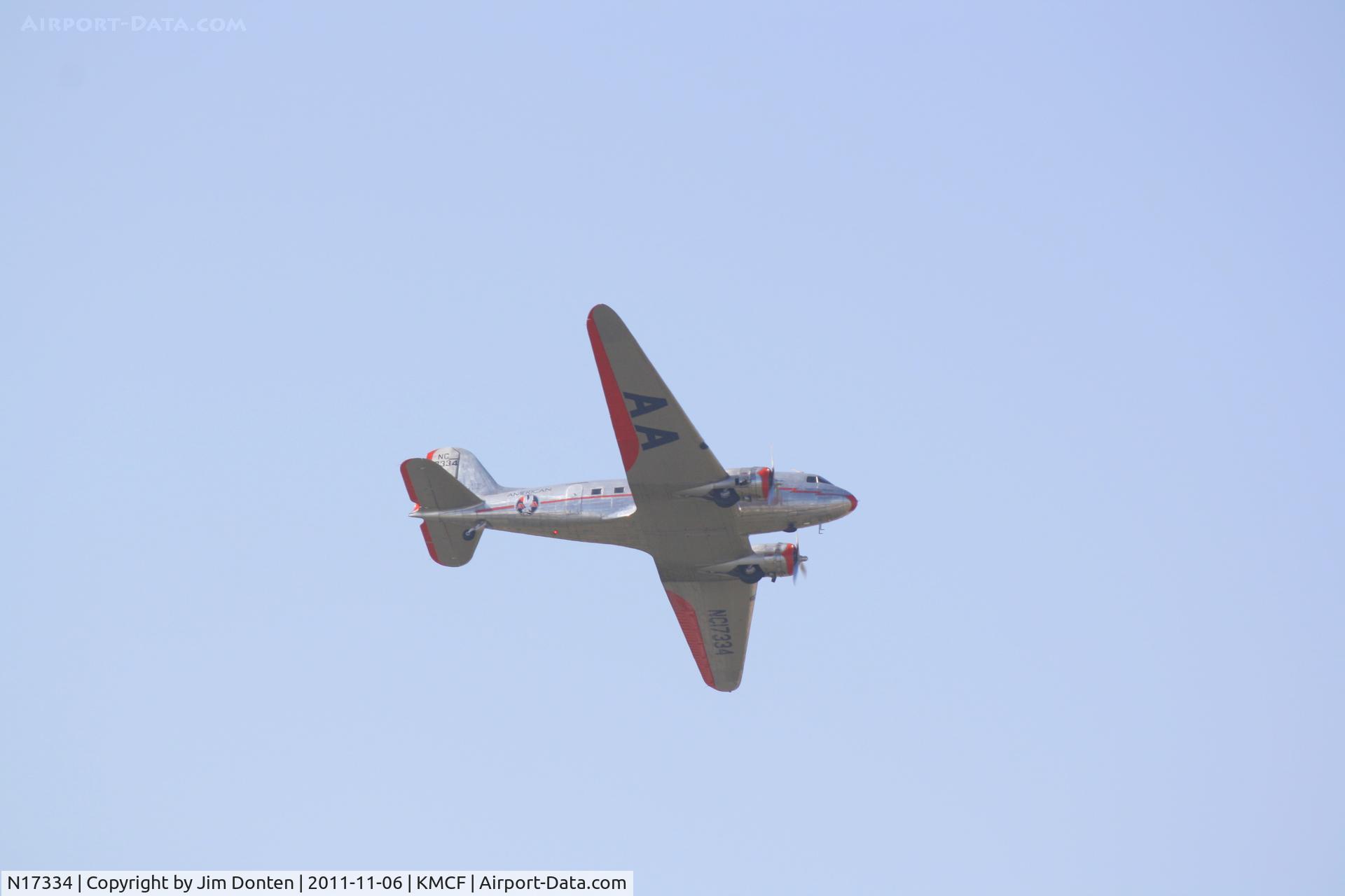 N17334, 1937 Douglas DC-3-178 C/N 1920, Flagship Detroit DC-3 performs at MacDill Air Fest