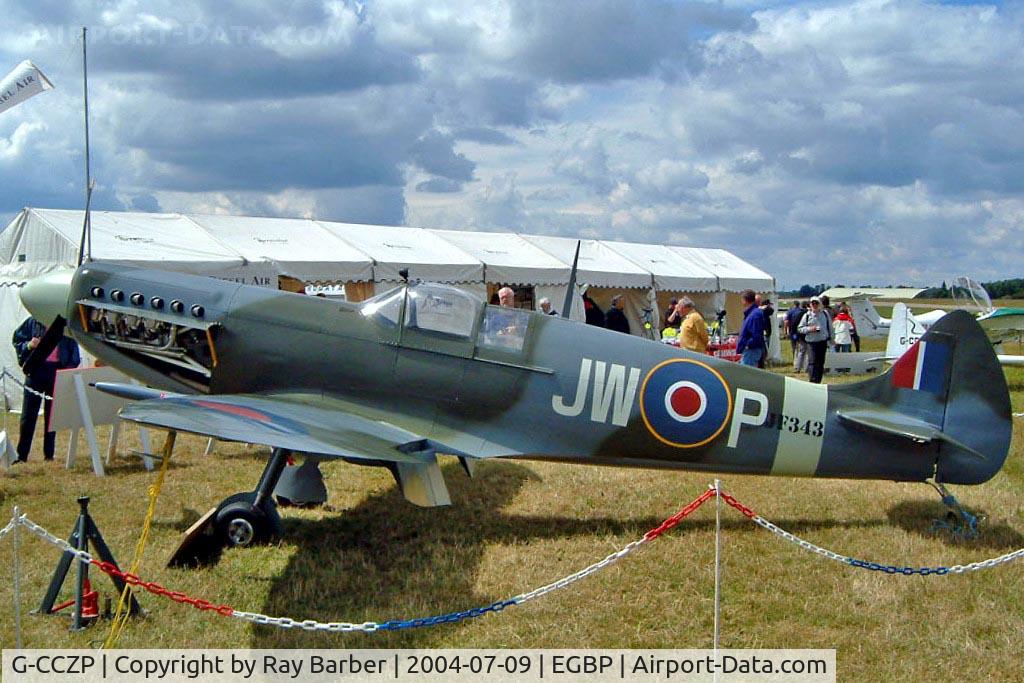 G-CCZP, 2005 Supermarine Aircraft Spitfire Mk.26 C/N PFA 324-14062, Supermarine Aircraft Spitfire Mk.26 [PFA 324-14062] Kemble~G 09/07/2004