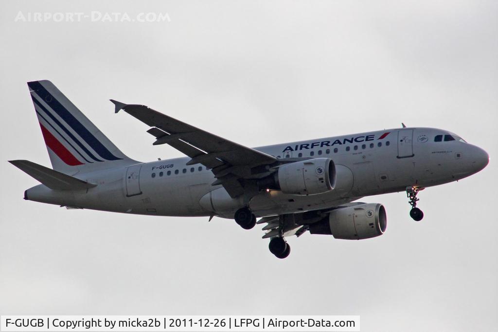F-GUGB, 2003 Airbus A318-111 C/N 2059, Landing. Scrapped