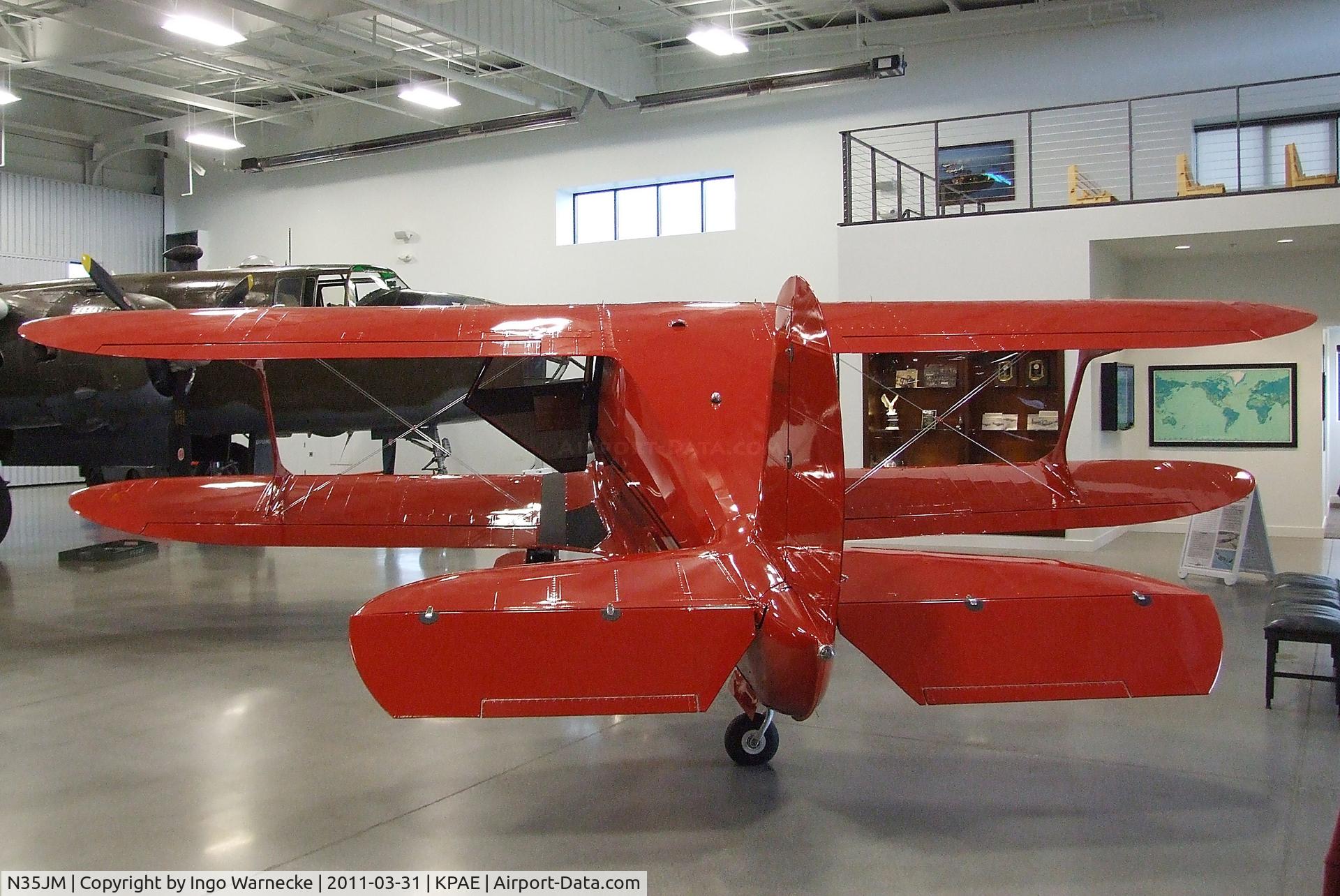 N35JM, 1944 Beech D17S Staggerwing C/N 6914, Beechcraft D17S Staggerwing (marked as NC67738) at the Historic Flight Foundation, Everett WA