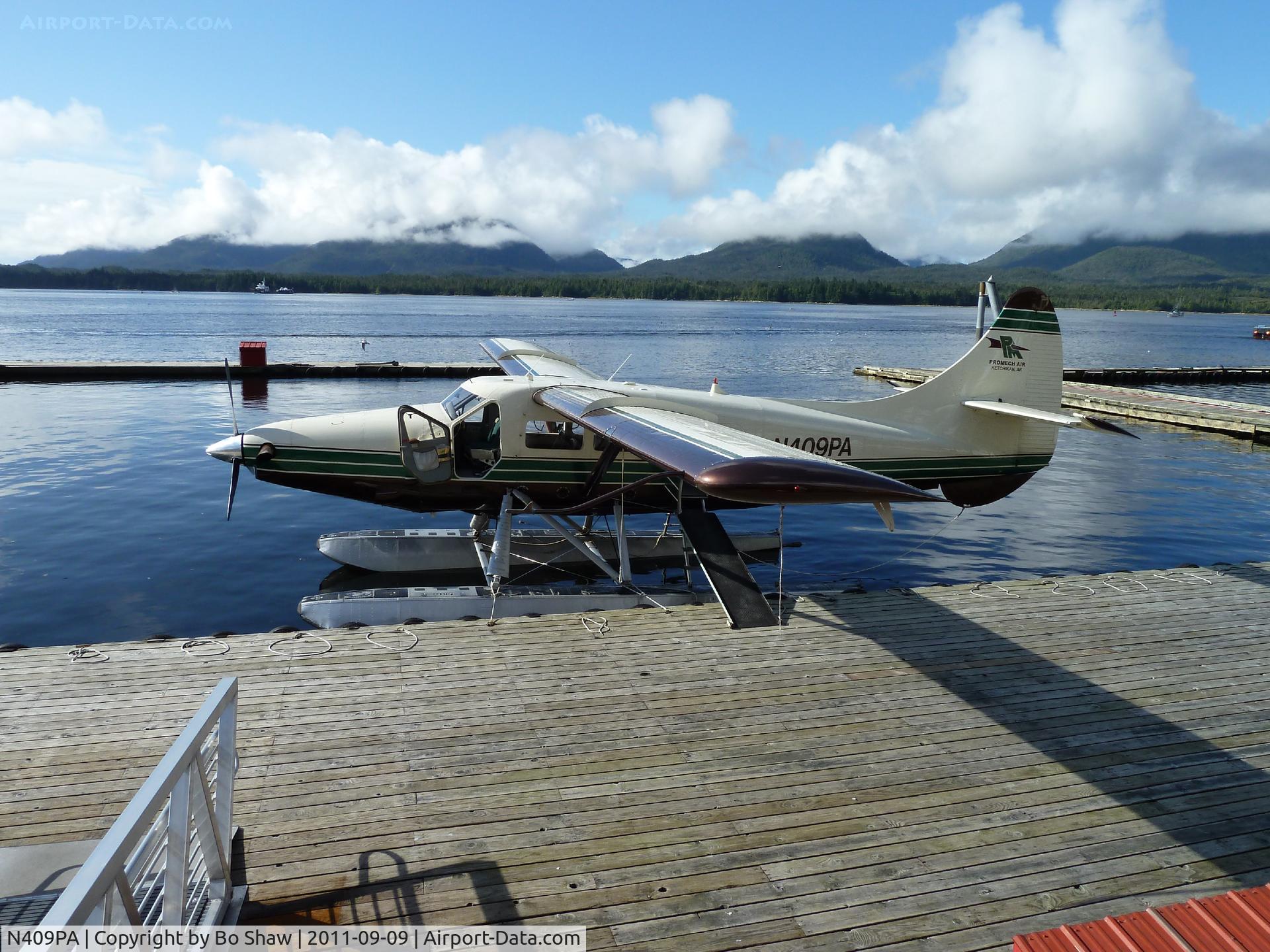 N409PA, 1960 De Havilland Canada DHC-3 Turbo Otter Otter C/N 409, Pier side at Ketchikan, Alaska