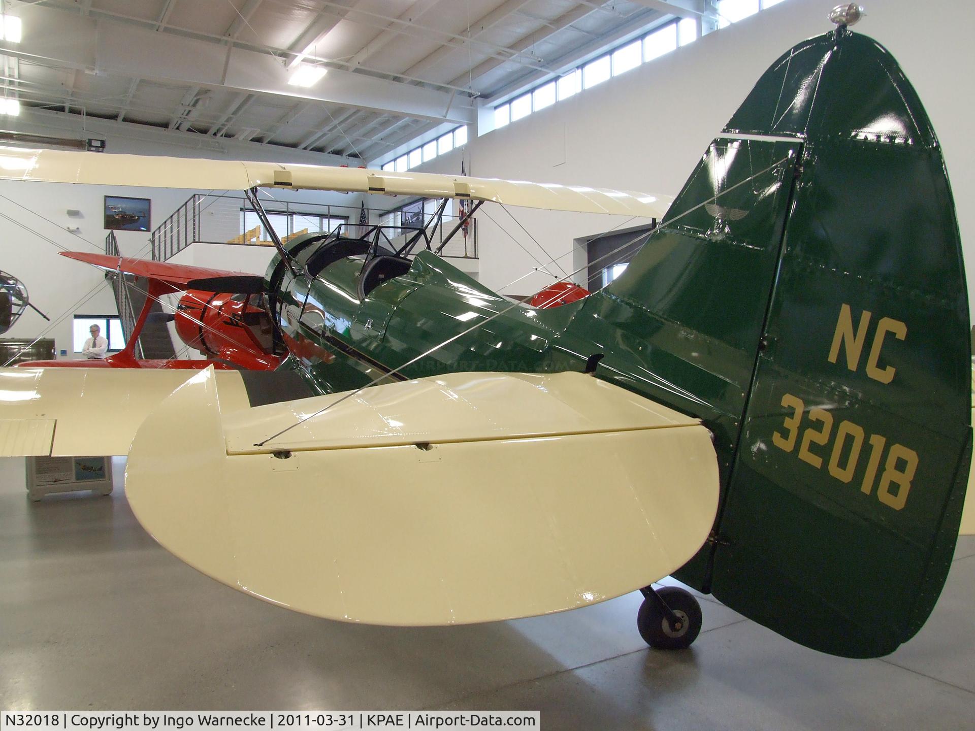 N32018, 1941 Waco UPF-7 C/N 5650, Waco UPF-7 at the Historic Flight Foundation, Everett WA
