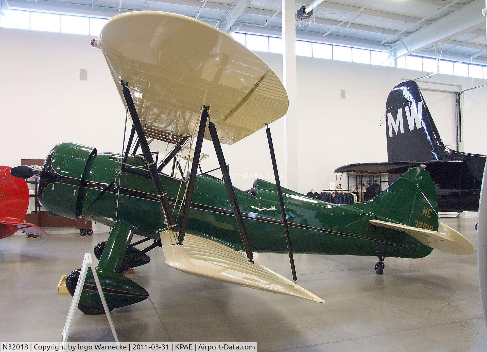 N32018, 1941 Waco UPF-7 C/N 5650, Waco UPF-7 at the Historic Flight Foundation, Everett WA