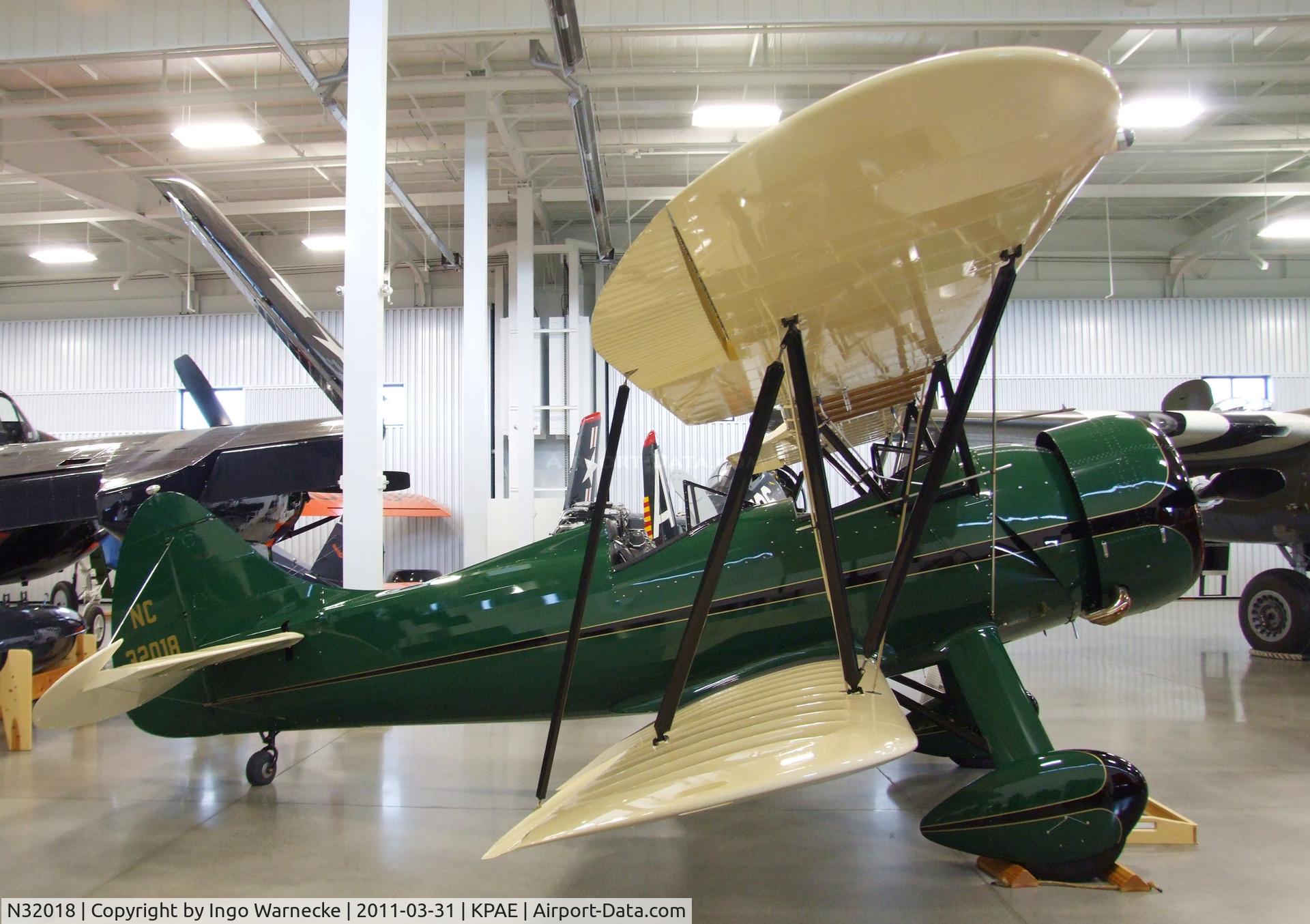 N32018, 1941 Waco UPF-7 C/N 5650, Waco UPF-7 at the Historic Flight Foundation, Everett WA