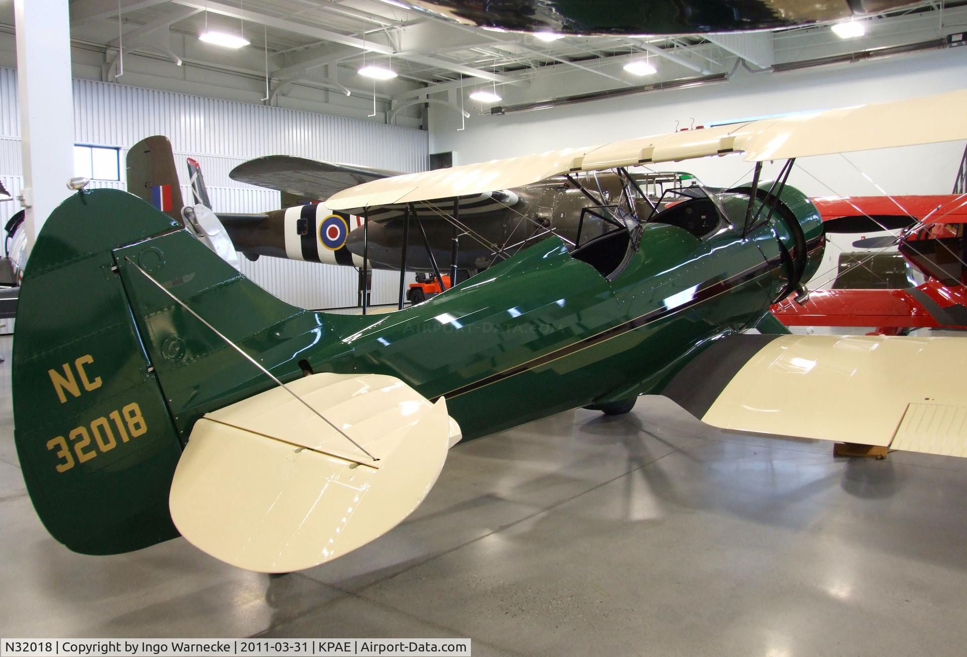 N32018, 1941 Waco UPF-7 C/N 5650, Waco UPF-7 at the Historic Flight Foundation, Everett WA