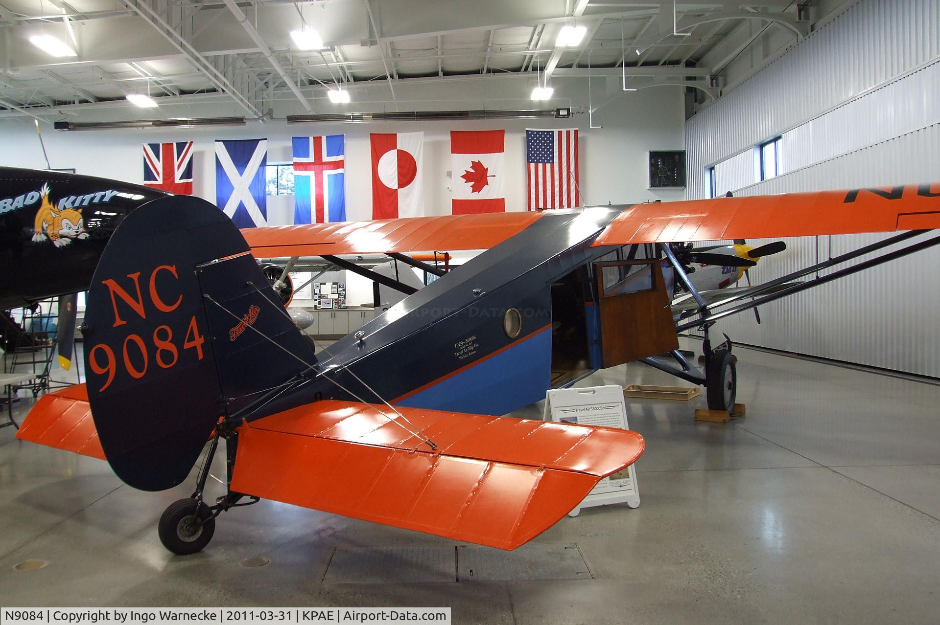 N9084, 1929 Travel Air S-6000-B C/N 865, Travel Air S-6000-B at the Historic Flight Foundation, Everett WA