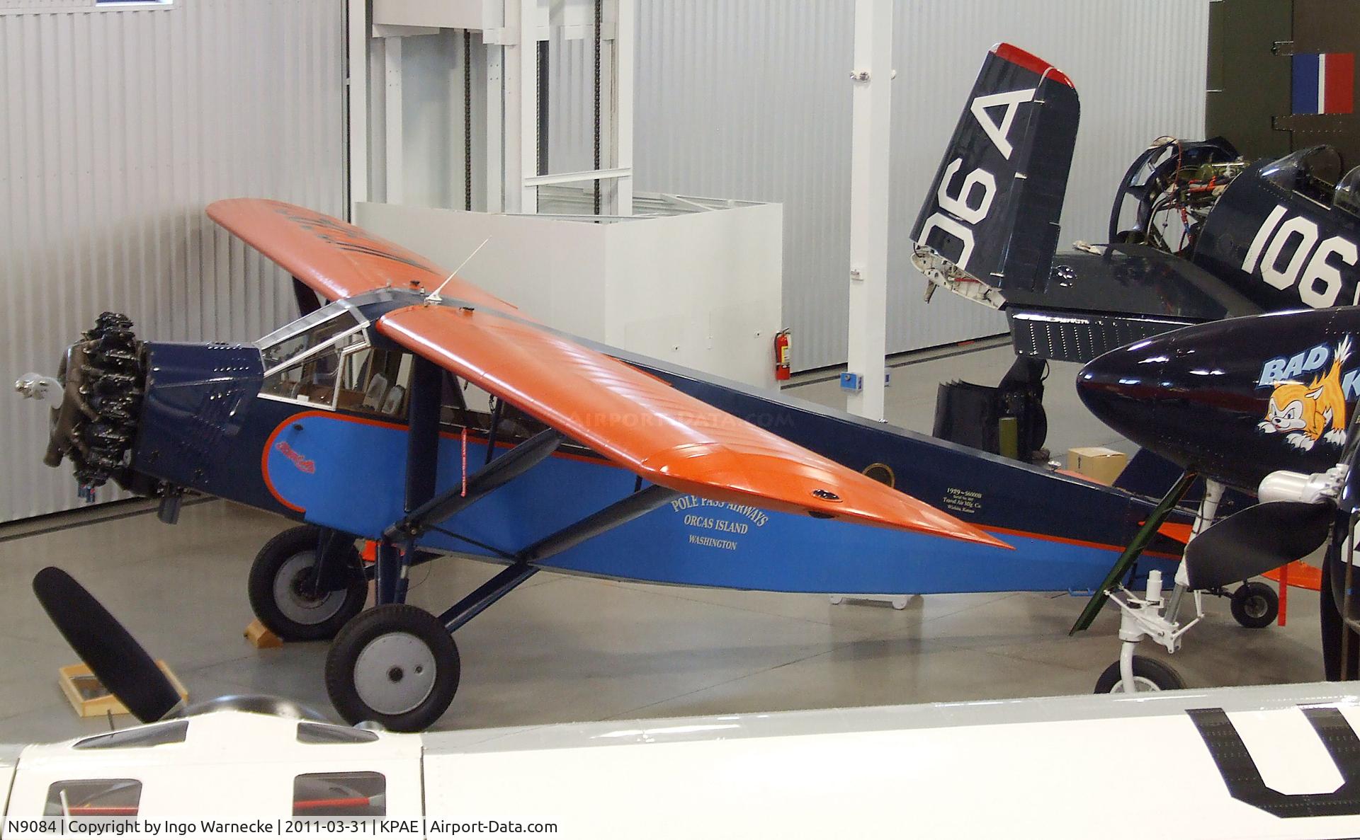 N9084, 1929 Travel Air S-6000-B C/N 865, Travel Air S-6000-B at the Historic Flight Foundation, Everett WA