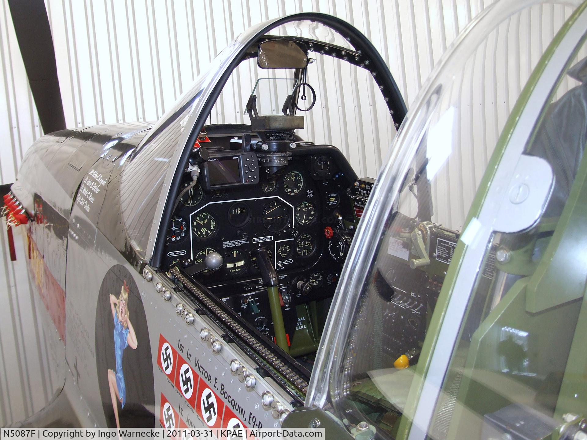 N5087F, 1943 North American P-51B Mustang C/N 104-25440, North American P-51B Mustang at the Historic Flight Foundation, Everett WA  #c