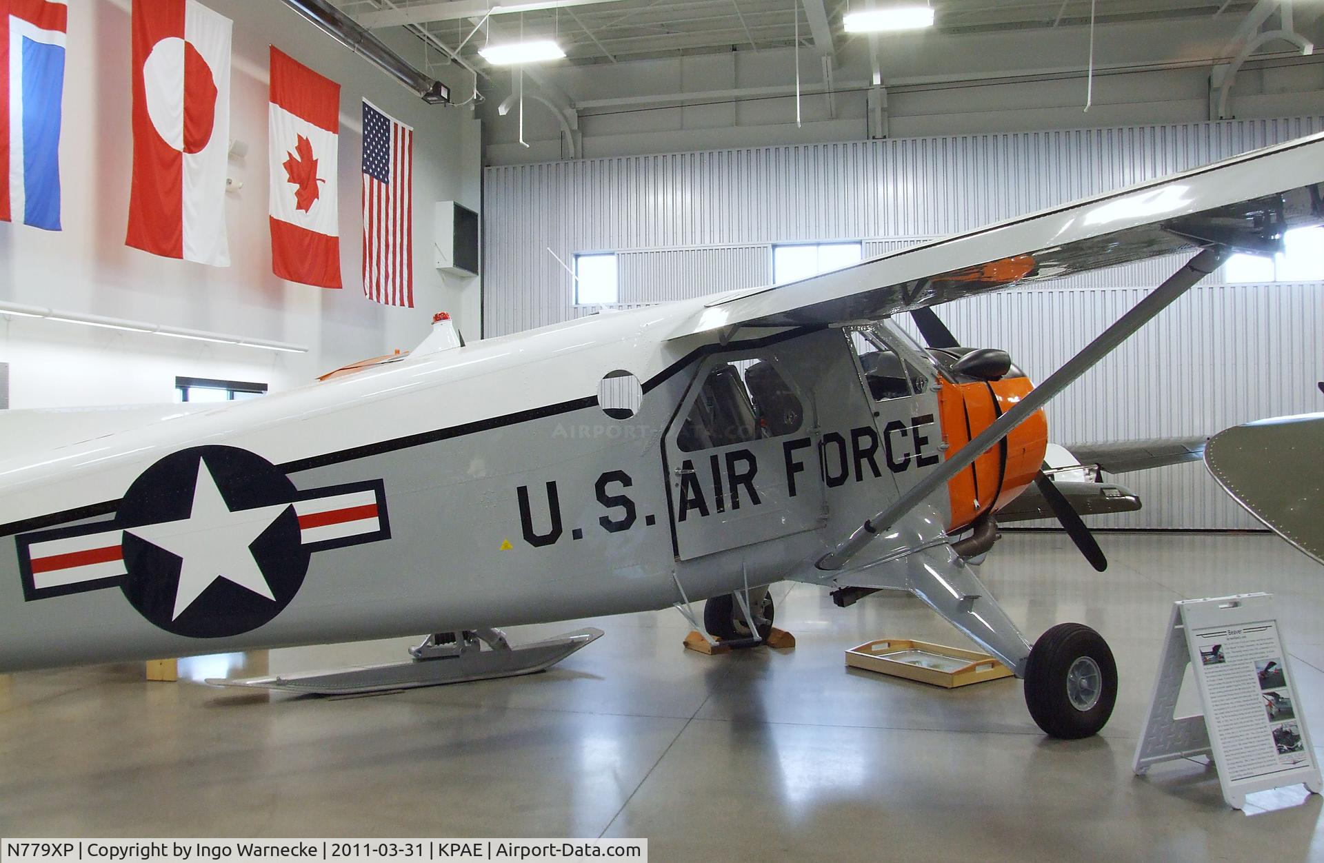 N779XP, 1960 De Havilland Canada DHC-2 Beaver Mk.1 C/N 1450, De Havilland Canada DHC-2 Beaver AL 1 (marked as USAF U-6A) at the Historic Flight Foundation, Everett WA