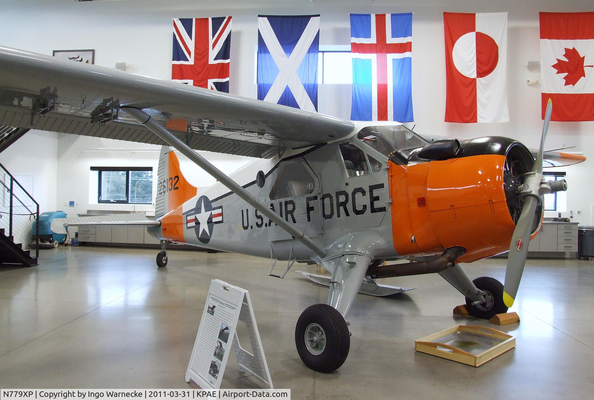 N779XP, 1960 De Havilland Canada DHC-2 Beaver Mk.1 C/N 1450, De Havilland Canada DHC-2 Beaver AL 1 (marked as USAF U-6A) at the Historic Flight Foundation, Everett WA