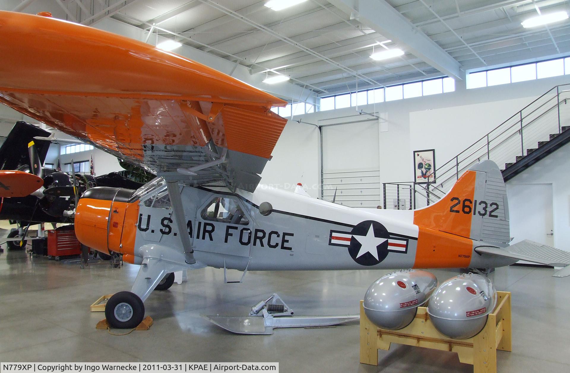 N779XP, 1960 De Havilland Canada DHC-2 Beaver Mk.1 C/N 1450, De Havilland Canada DHC-2 Beaver AL 1 (marked as USAF U-6A) at the Historic Flight Foundation, Everett WA
