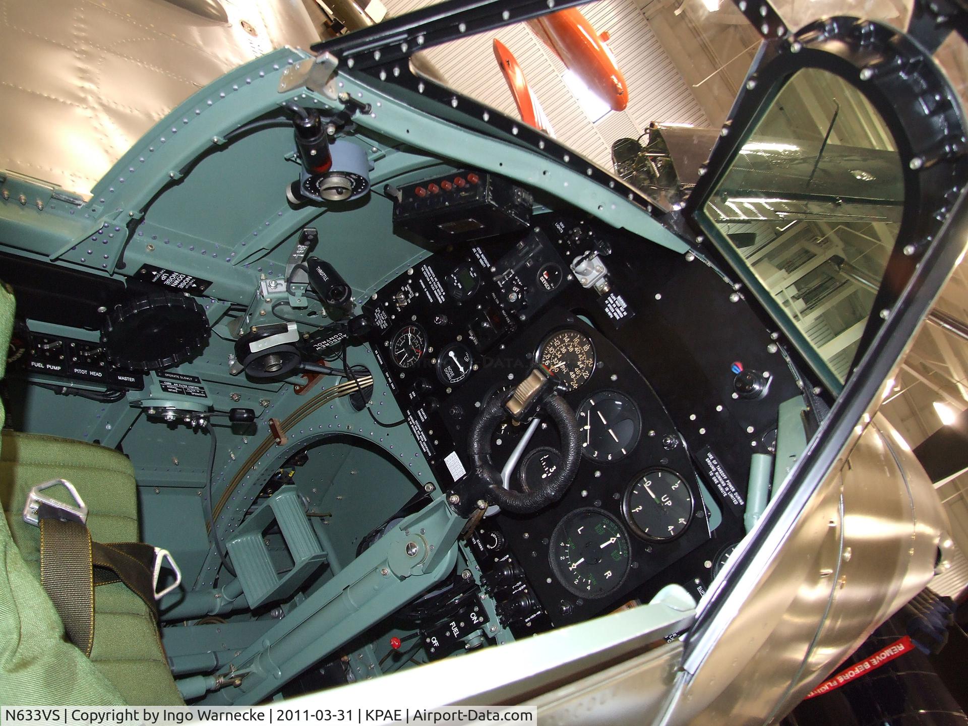 N633VS, 1945 Supermarine 361 Spitfire LF.IXe C/N CBAF.IX.571, Supermarine Spitfire IX at the Historic Flight Foundation, Everett WA  #c