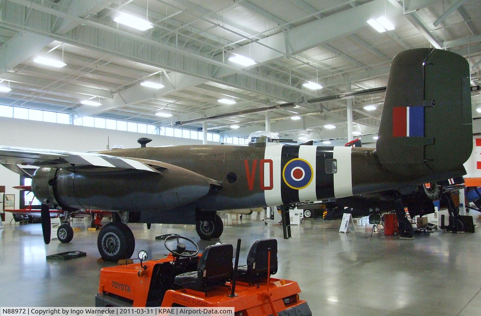 N88972, 1943 North American B-25D Mitchell C/N 100-23644, North American B-25D Mitchell at the Historic Flight Foundation, Everett WA