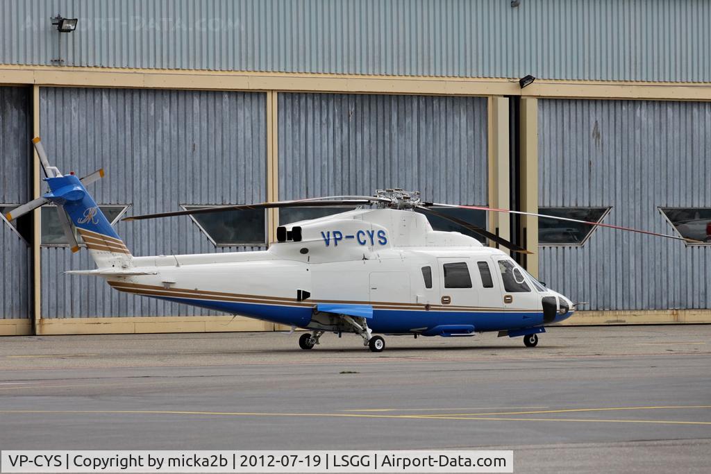 VP-CYS, 2008 Sikorsky S-76C C/N 760703, Parked