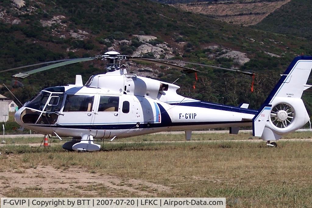 F-GVIP, Aerospatiale SA-365C-2 Dauphin 2 C/N 5045, Parked