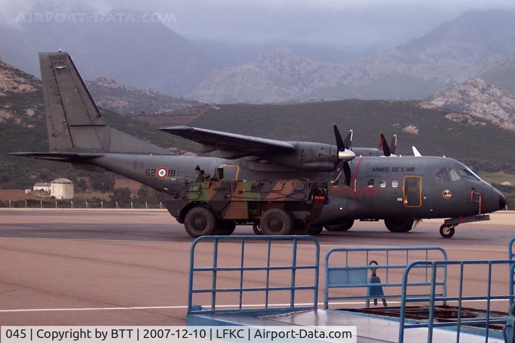 045, Airtech CN-235-200M C/N C045, 10 tons of steel under each wing in anticipation of a big gust of wind