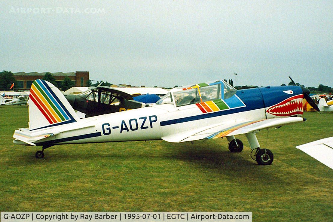 G-AOZP, 1950 De Havilland DHC-1 Chipmunk 22A C/N C1/0183, DHC-1 Chipmunk 22A [C1/0183] Cranfield~G  01/07/1995