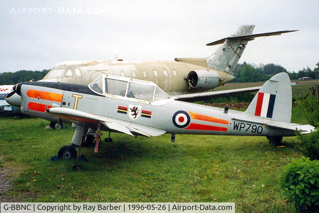 G-BBNC, 1951 De Havilland DHC-1 Chipmunk T.10 C/N C1/0682, DHC-1 Chipmunk T10 [C1/0682] London Colney~G 26/05/1996. Preserved and wearing former military marks.