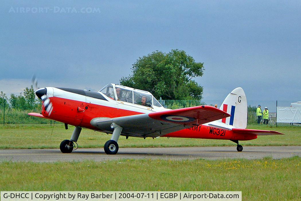 G-DHCC, 1951 De Havilland DHC-1 Chipmunk T.10 C/N C1/0393, DHC-1 Chipmunk 22 [C1/0393] Kemble~G 11/07/2004