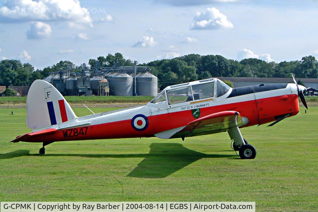 G-CPMK, 1953 De Havilland DHC-1 Chipmunk T.10 C/N C1/0866, DHC-1 Chipmunk 22 [C1/0866] Shobdon~G 14/08/2004