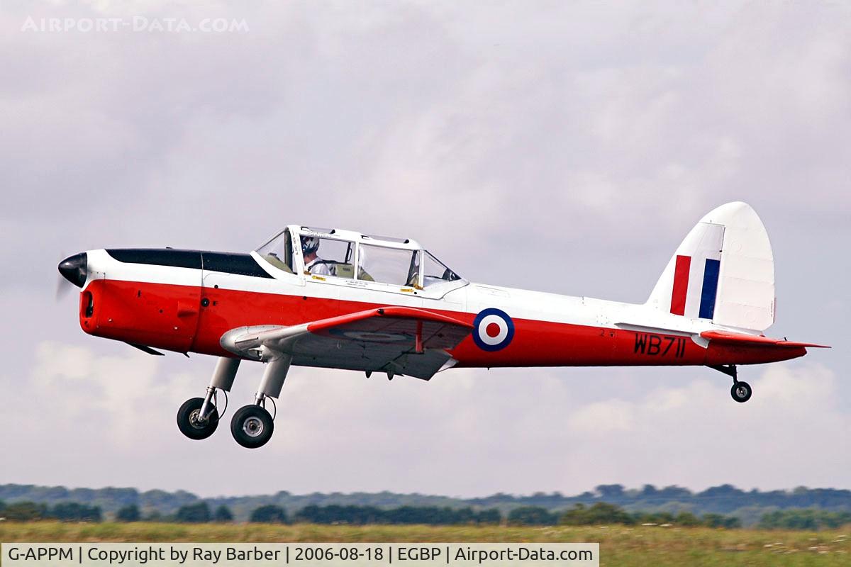G-APPM, 1950 De Havilland DHC-1 Chipmunk 22 C/N C1/0159, DHC-1 Chipmunk 22 [C1/0159] Kemble~G 18/08/2006