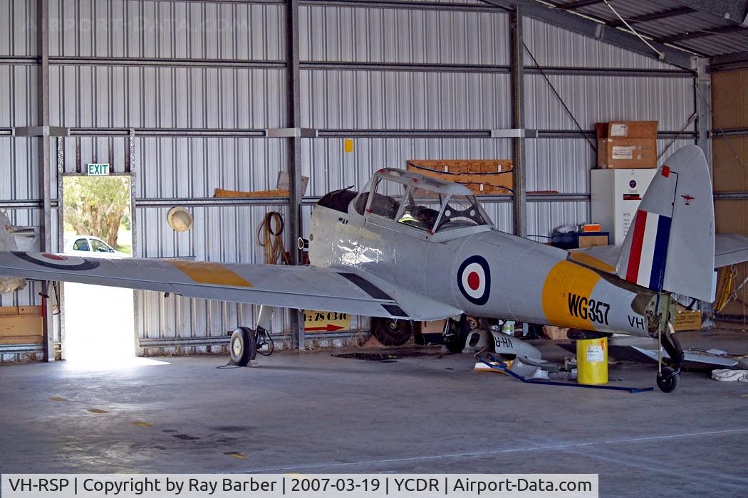VH-RSP, 1951 De Havilland DHC-1 Chipmunk T.10 C/N C1/0446-DHB.f307, DHC-1 Chipmunk 22 [C1/0446] Caloundra~VH 19/03/2007