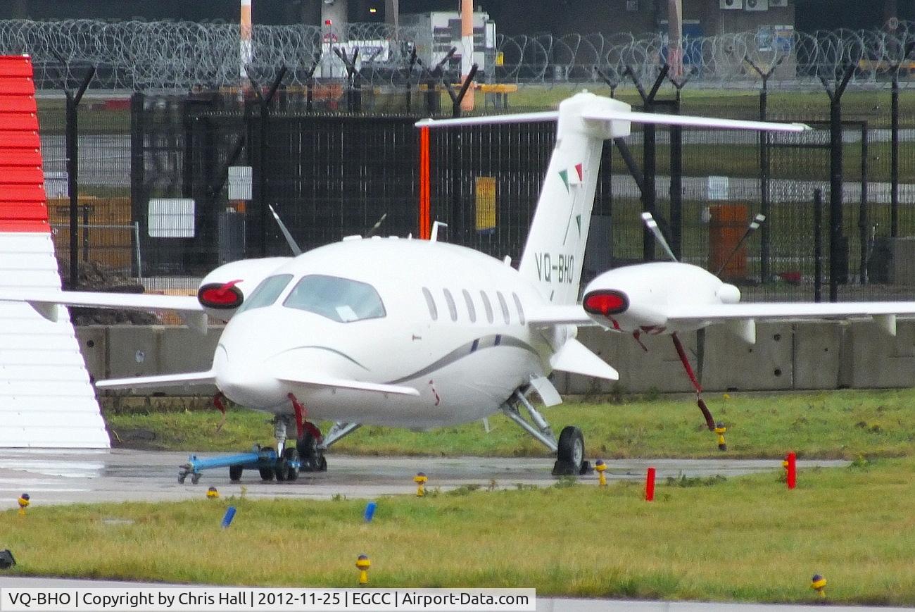 VQ-BHO, 1992 Piaggio P-180 Avanti C/N 1156, Bermudan registered Piaggio based at EGCC