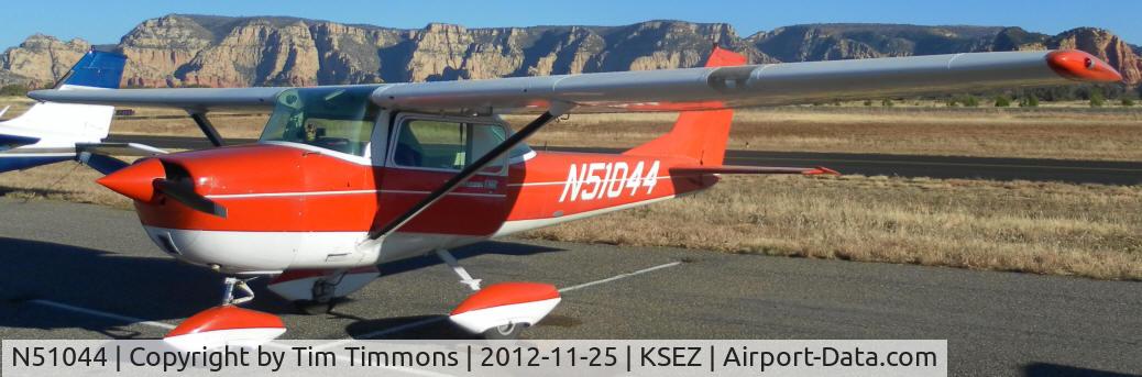N51044, 1969 Cessna 150J C/N 15069724, Cessna 150J at Sedona, Arizona (KSEZ) on 24 November 2012