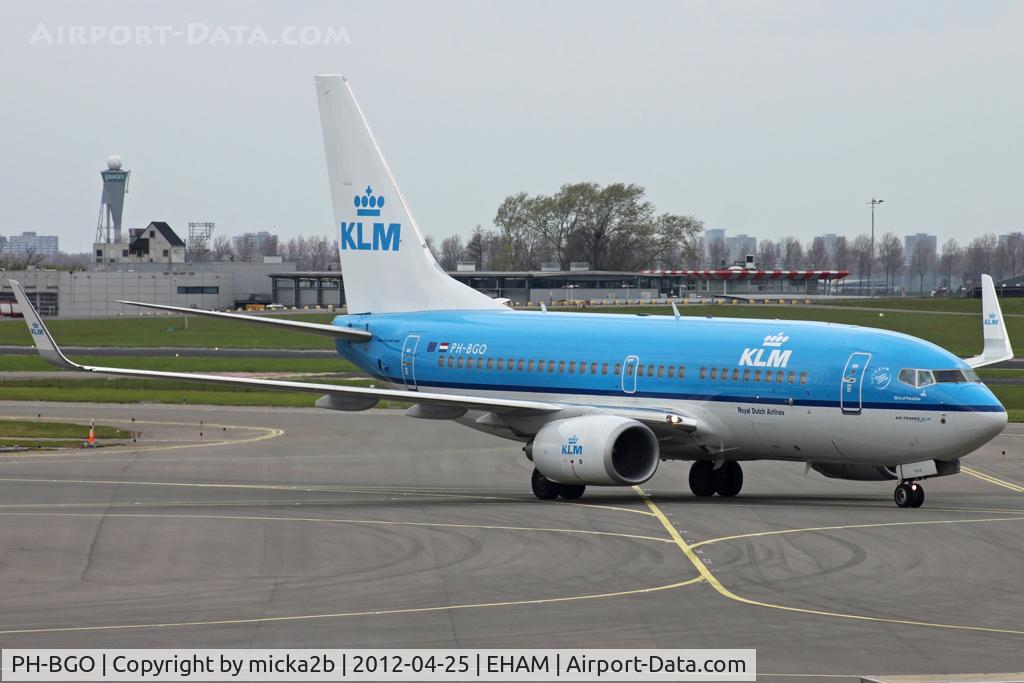 PH-BGO, 2011 Boeing 737-7K2 C/N 38126, Taxiing
