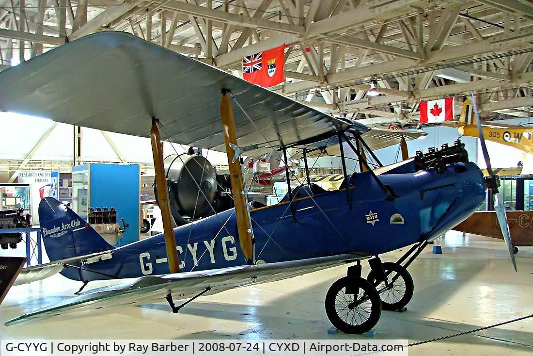 G-CYYG, De Havilland DH-60X Moth C/N 503, De Havilland DH.60X Moth [503] Edmonton-City Centre Airport~C 24/07/2008