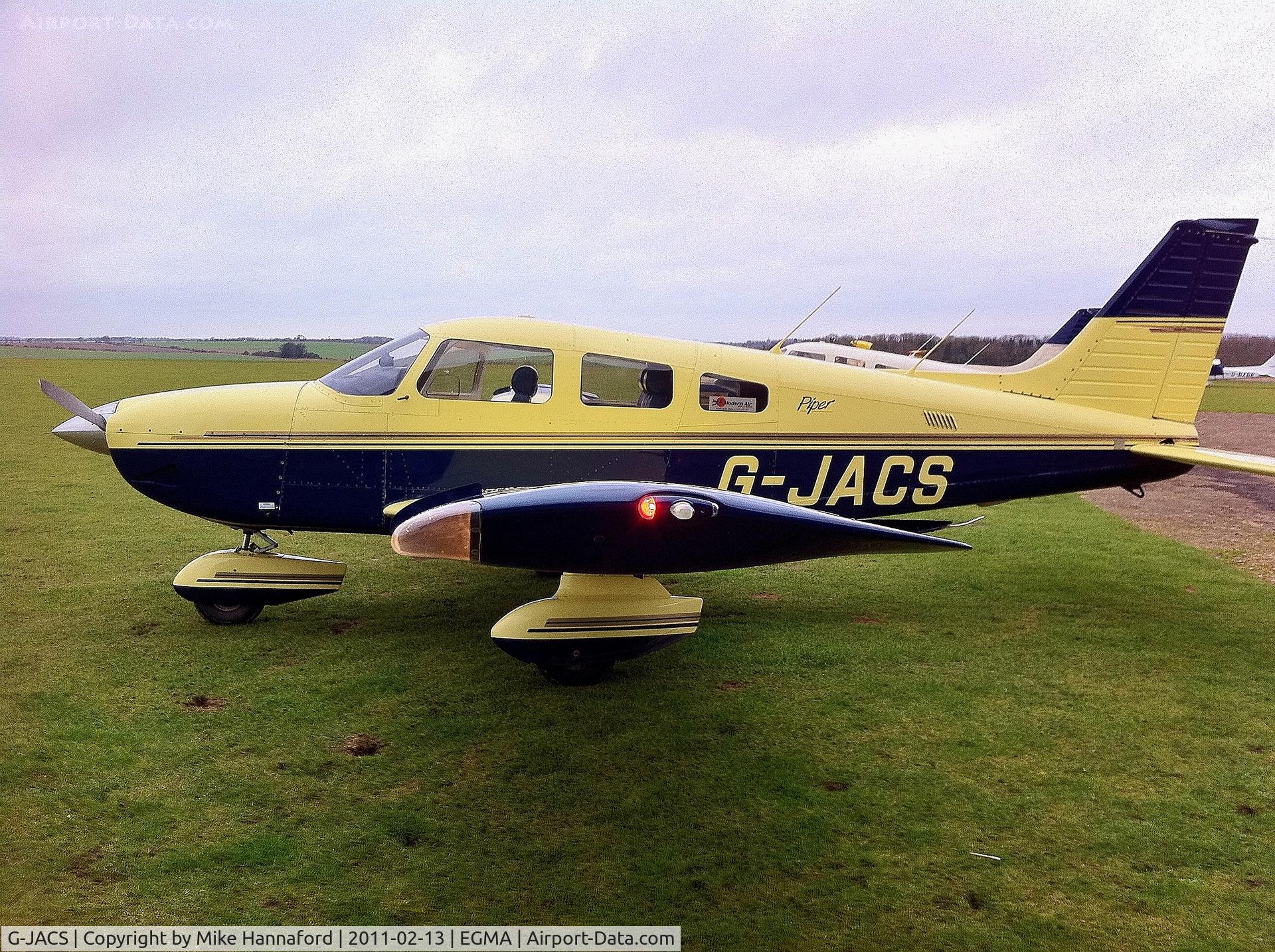 G-JACS, 1997 Piper PA-28-181 Cherokee Archer II C/N 28-43078, At Fowlmere
