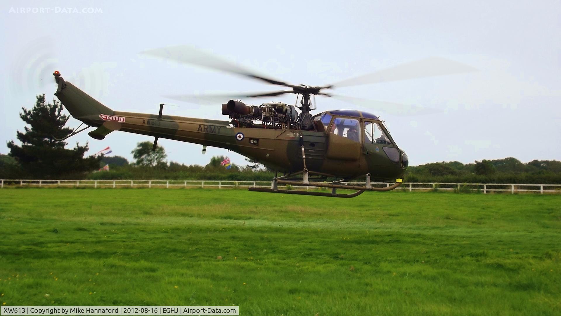 XW613, Westland Scout AH.1 C/N F9741, At Bembridge