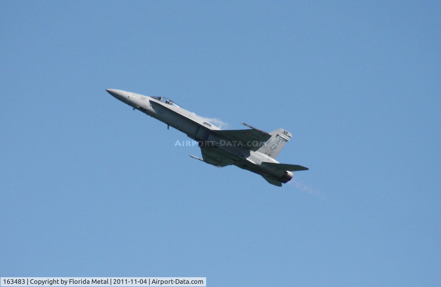 163483, 1988 McDonnell Douglas F/A-18C Hornet C/N 0714/C042, F-18C demo Cocoa Beach