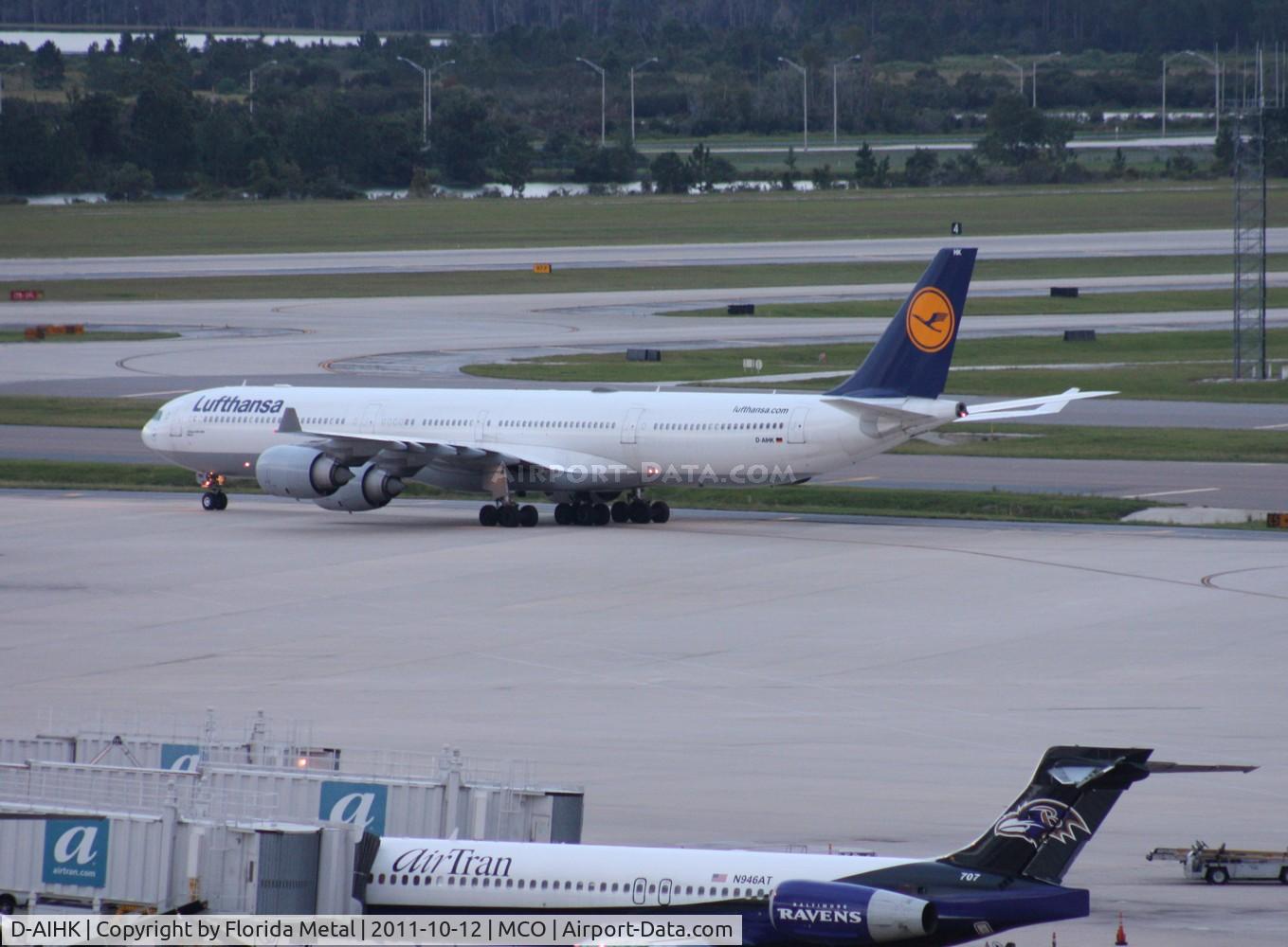 D-AIHK, 2004 Airbus A340-642 C/N 580, Lufthansa A340-600