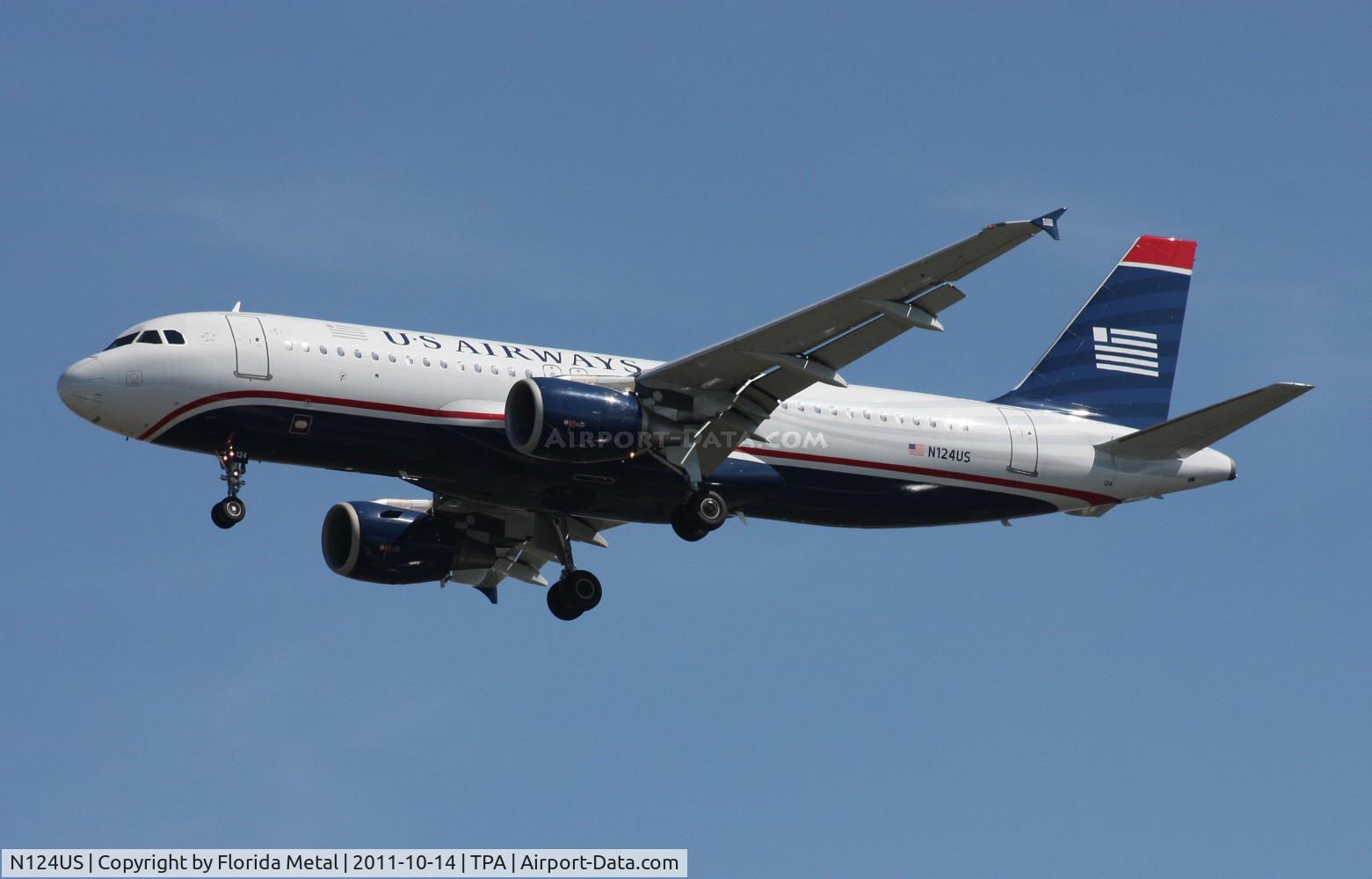 N124US, 2000 Airbus A320-214 C/N 1314, US Airways A320