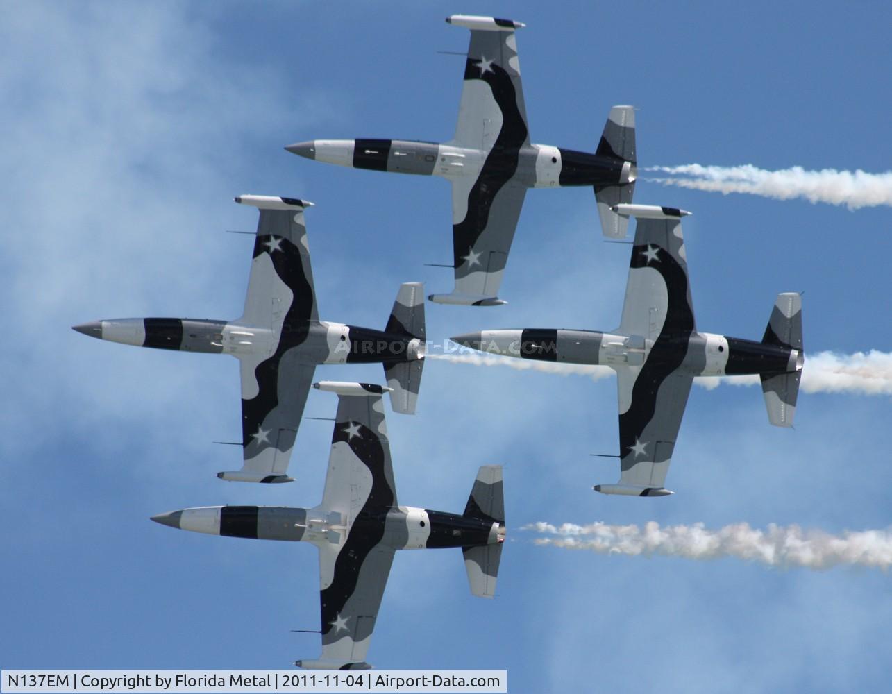 N137EM, 1980 Aero L-39 Albatros C/N PA031615, Heavy Metal Jet Team at Cocoa Beach 2011