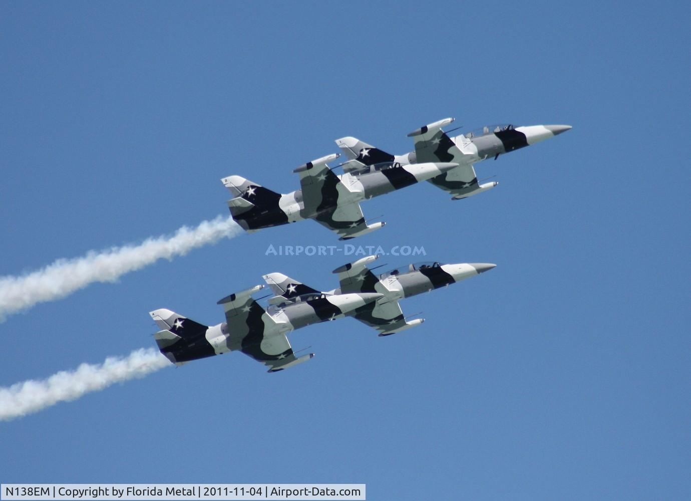 N138EM, Aero L-39 Albatros C/N PA 831106, Heavy Metal Jet Team at Cocoa Beach 2011