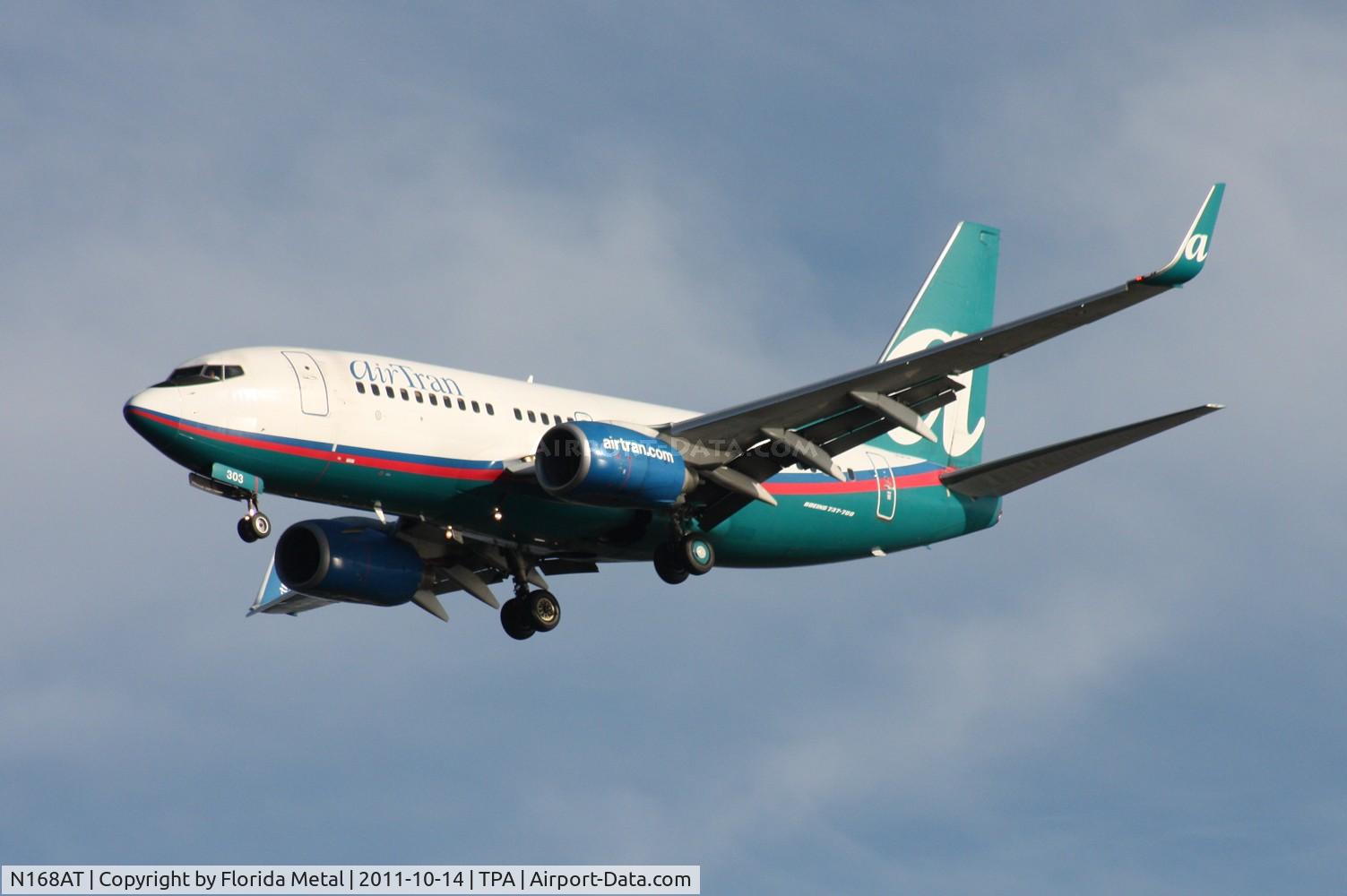 N168AT, 2004 Boeing 737-76N C/N 32653, Air Tran 737
