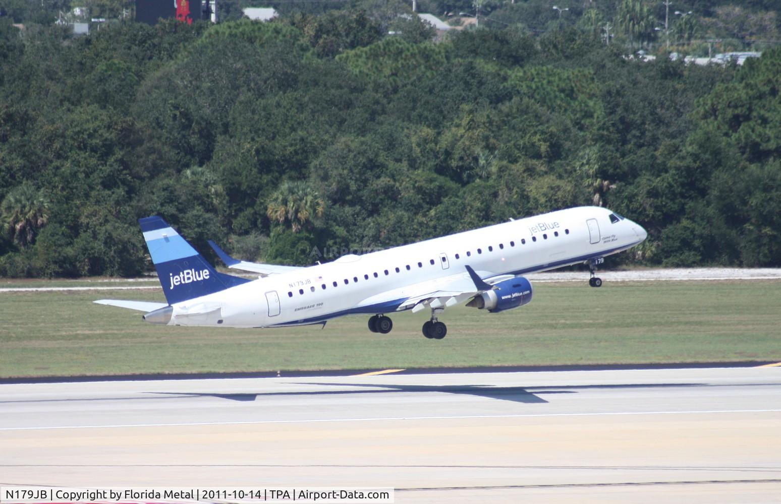 N179JB, 2005 Embraer 190AR (ERJ-190-100IGW) C/N 19000006, Jet Blue E190